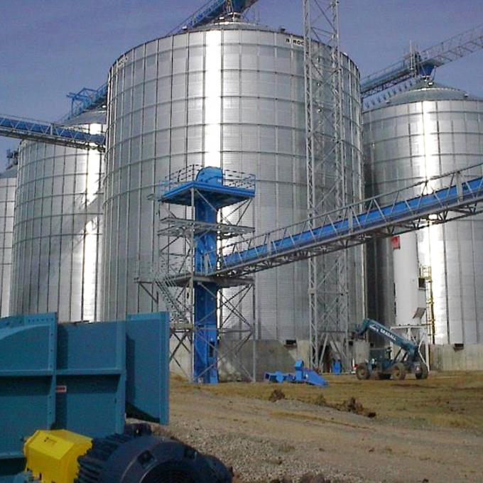 Almacenamiento de acero galvanizado caliente ISO9001 del maíz del